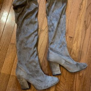 Charlotte Russe Nutmeg Over the Knee Boots